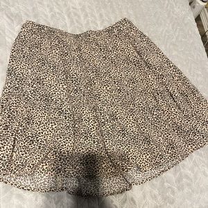 American Eagle Cheetah/Leopard print High-Waisted skirt